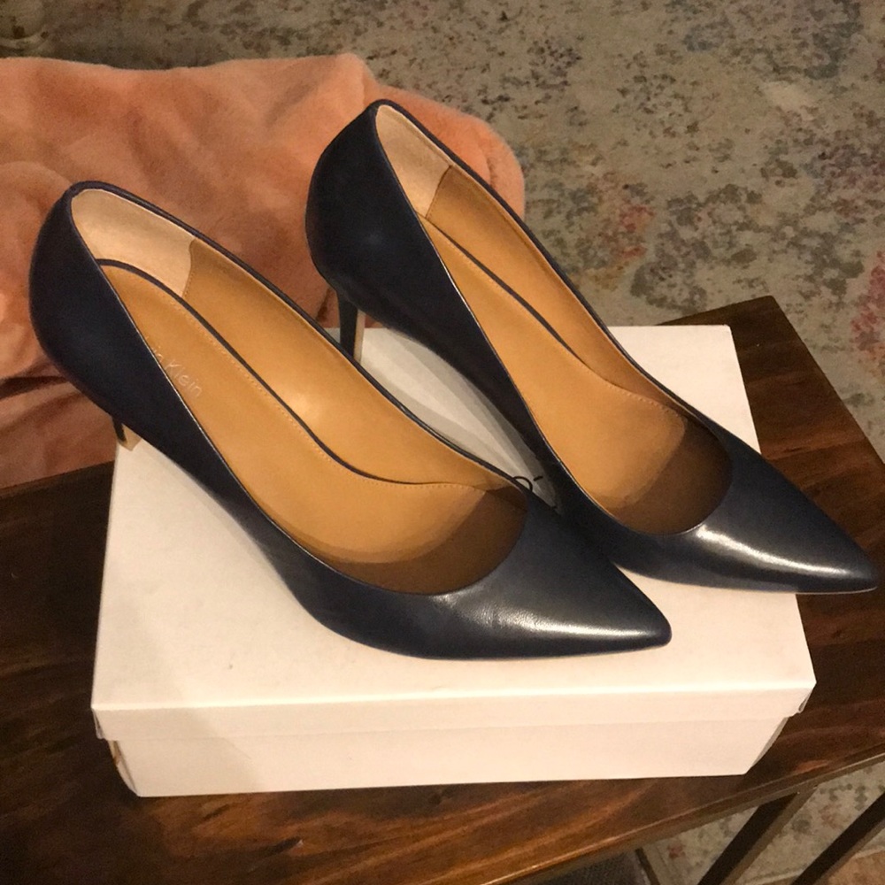 Navy Calvin Klein Pumps